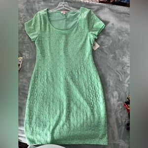 Mint Green Lace Dress
